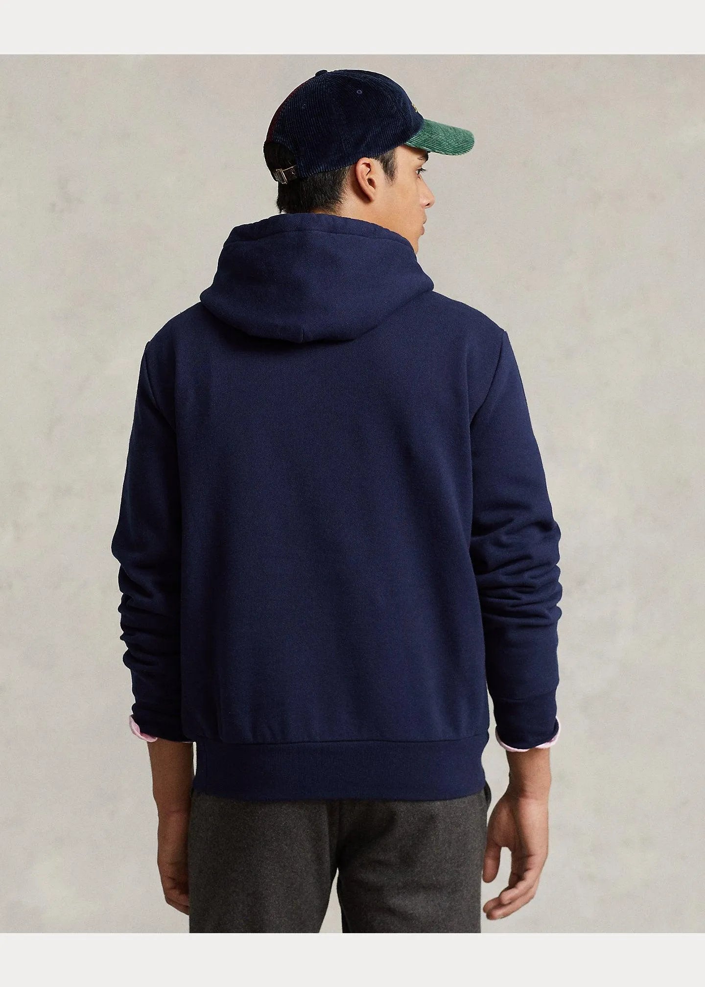 Sudadera de felpa con monograma - ECRU