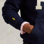 Sudadera de felpa con monograma - ECRU