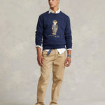 Sudadera de felpa con Polo Bear - ECRU