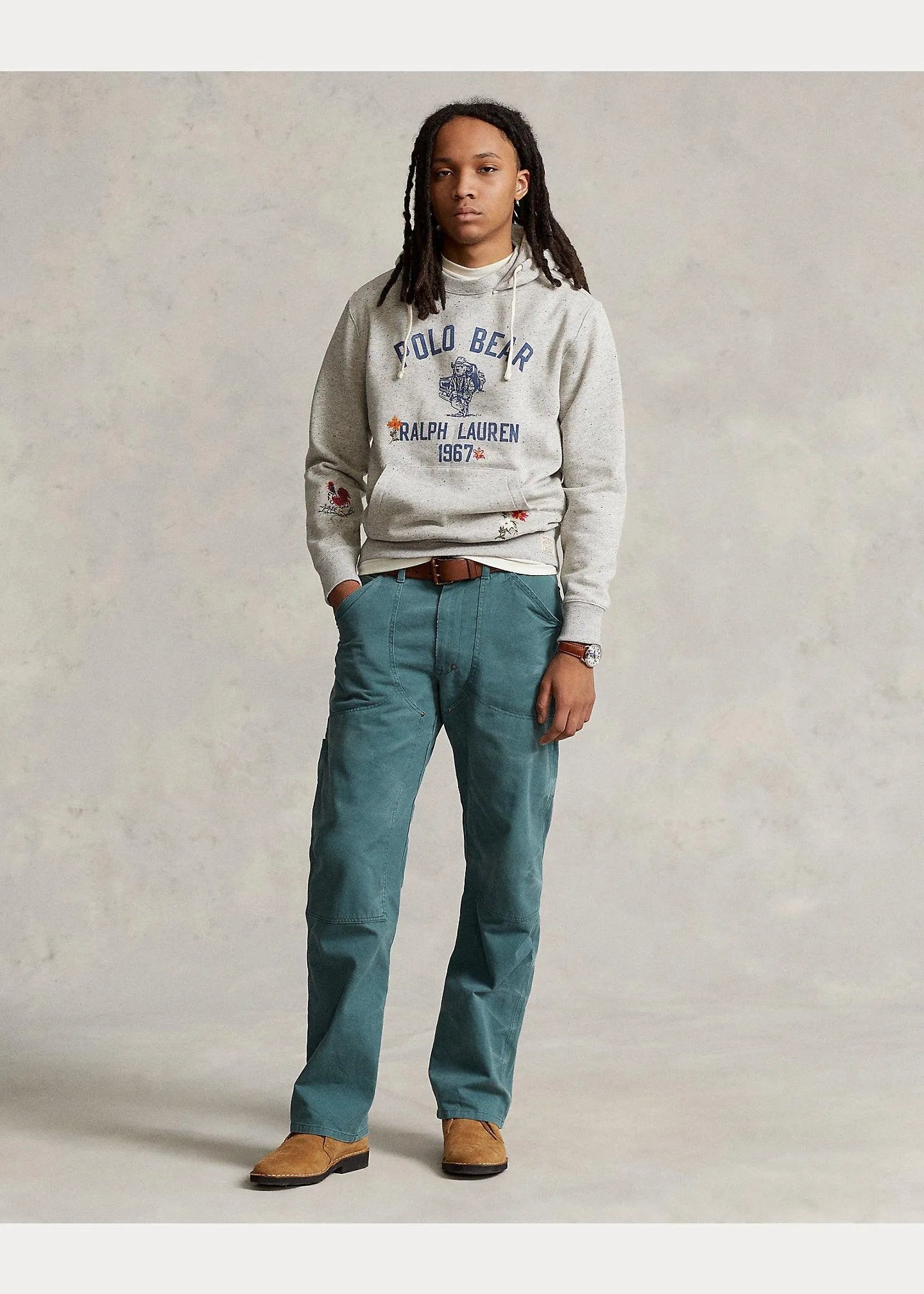 Sudadera de Felpa con Polo Bear - ECRU