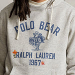 Sudadera de Felpa con Polo Bear - ECRU