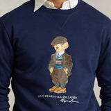 Sudadera de felpa con Polo Bear - ECRU