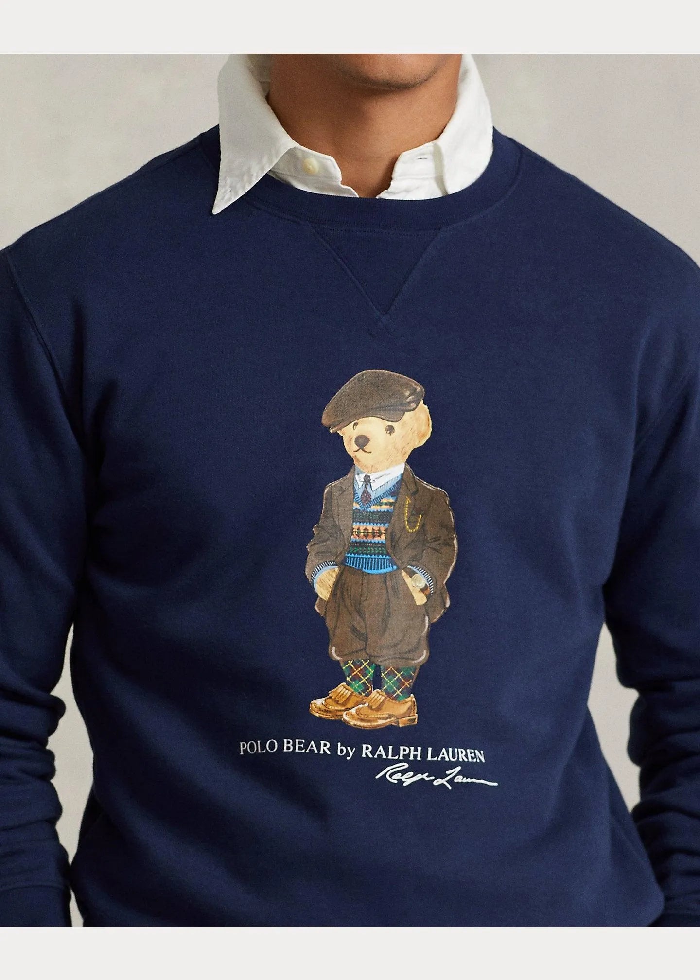 Sudadera de felpa con Polo Bear - ECRU