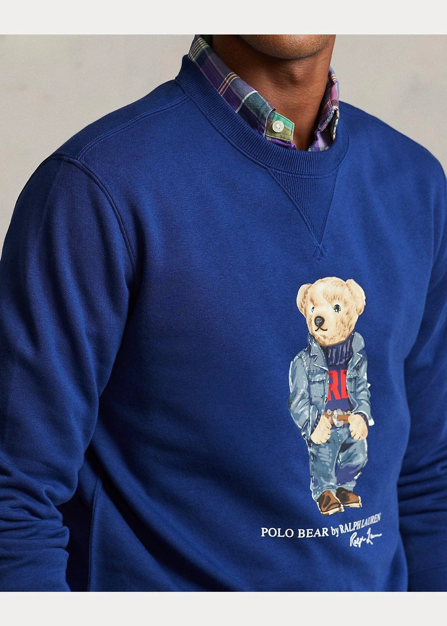 Sudadera de felpa con Polo Bear - ECRU
