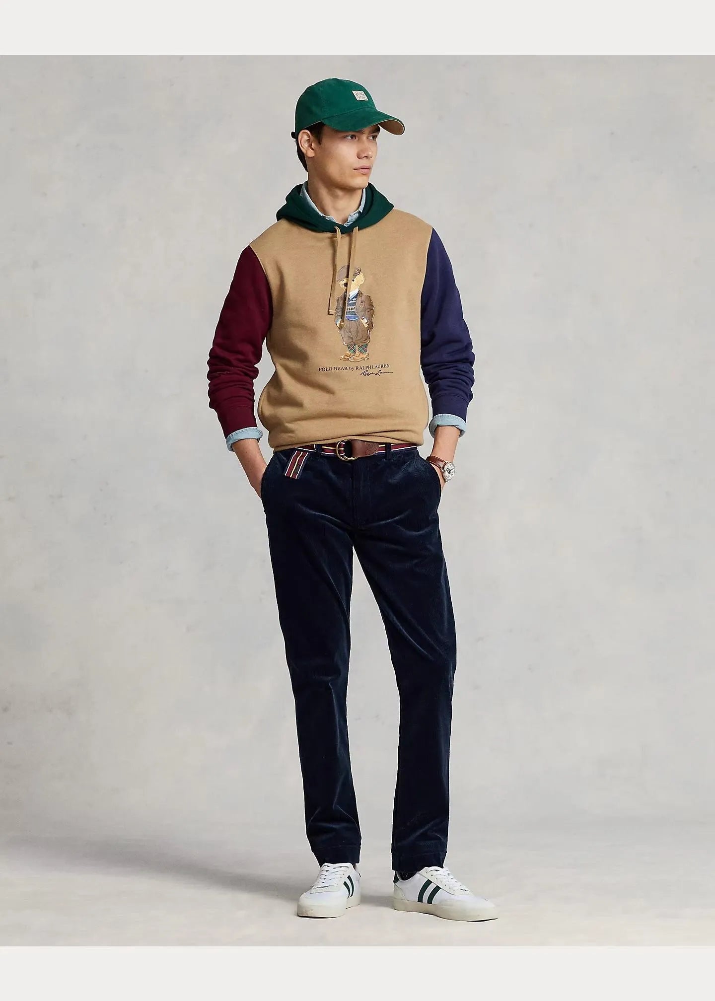 Sudadera de felpa con Polo Bear - ECRU