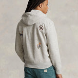 Sudadera de Felpa con Polo Bear - ECRU