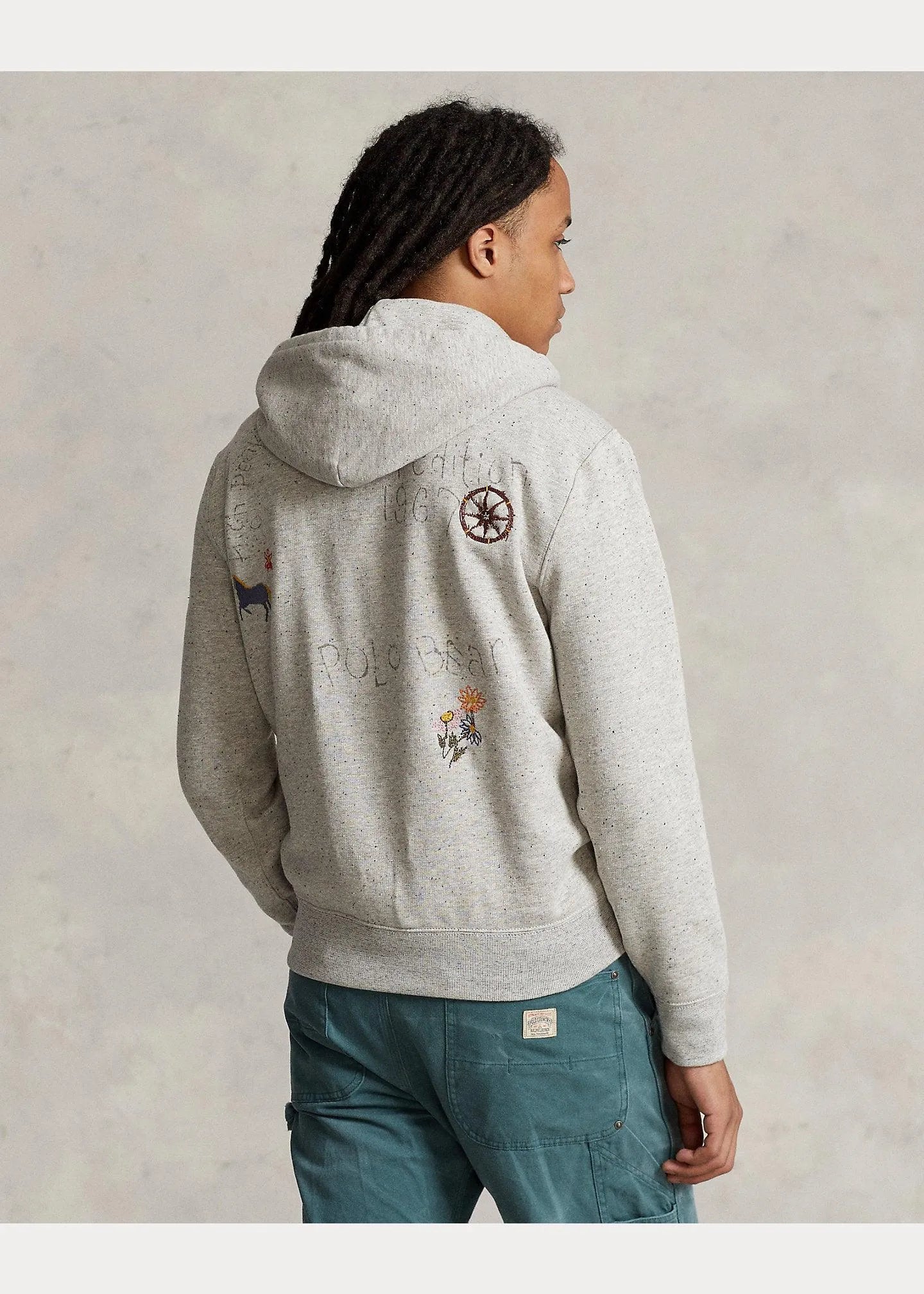 Sudadera de Felpa con Polo Bear - ECRU