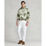 Sudadera de felpa teñida en prenda - ECRU