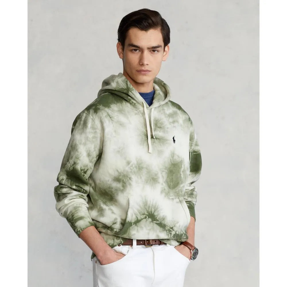 Sudadera de felpa teñida en prenda - ECRU