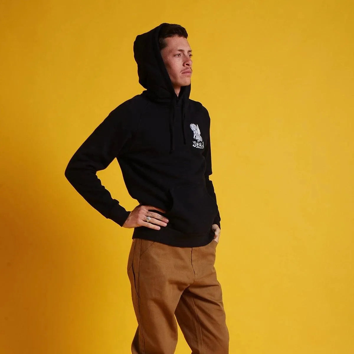 Sudadera Devil Address - ECRU