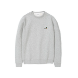 Sudadera Duck Patch Plain Grey Melange - ECRU