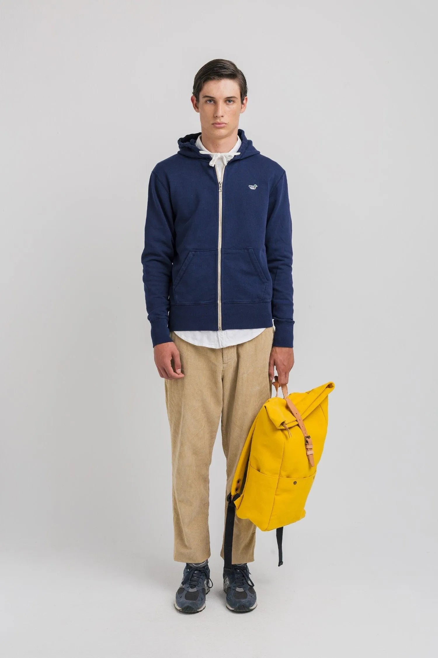 Sudadera Duck Patch Zip Hoodie Ns - ECRU