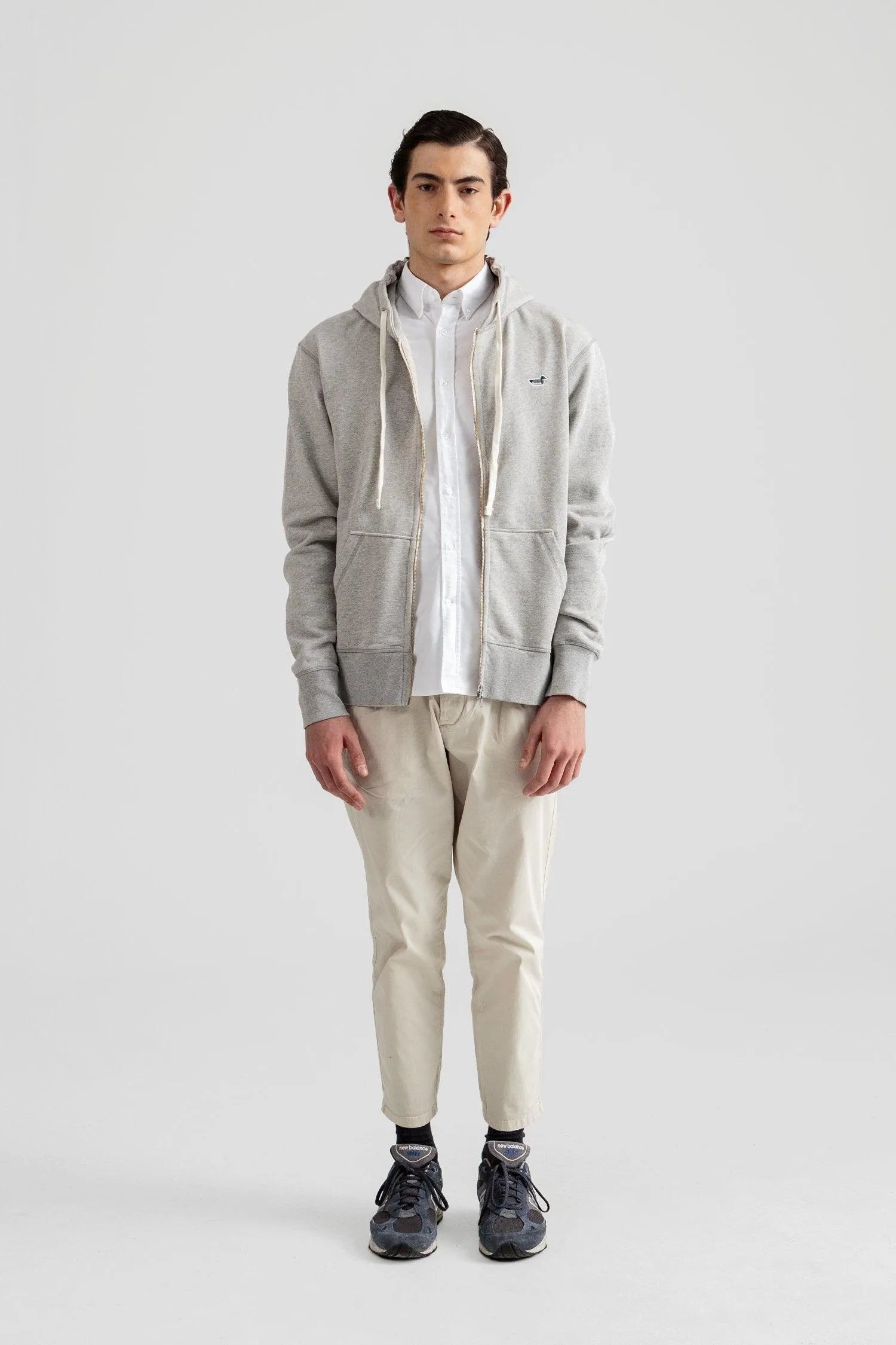 Sudadera Duck Patch Zip Hoodie NS - ECRU