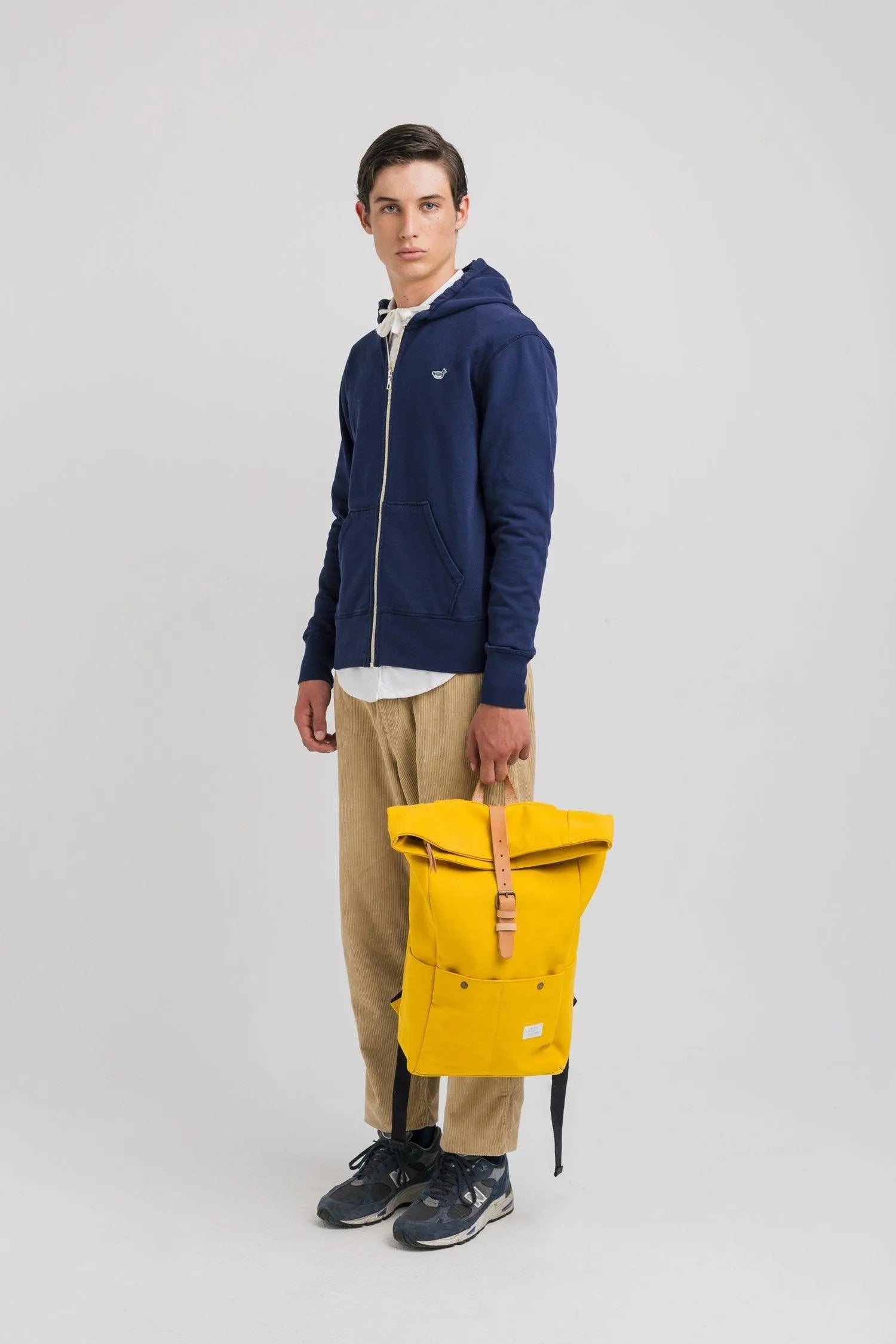 Sudadera Duck Patch Zip Hoodie Ns - ECRU