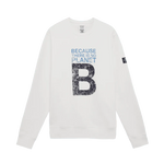 Sudadera Ecoalf de Hombre Great B Blanca - ECRU