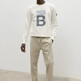 Sudadera Ecoalf de Hombre Great B Blanca - ECRU