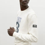 Sudadera Ecoalf de Hombre Great B Blanca - ECRU