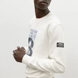 Sudadera Ecoalf de Hombre Great B Blanca - ECRU