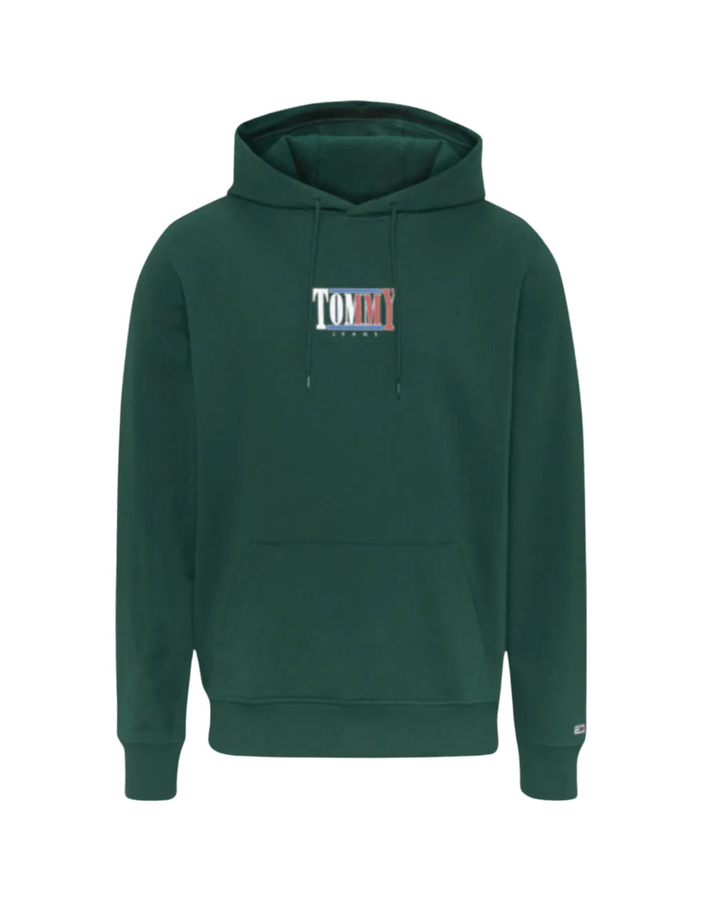 Sudadera Essential Graphic Dark Turk Green - ECRU