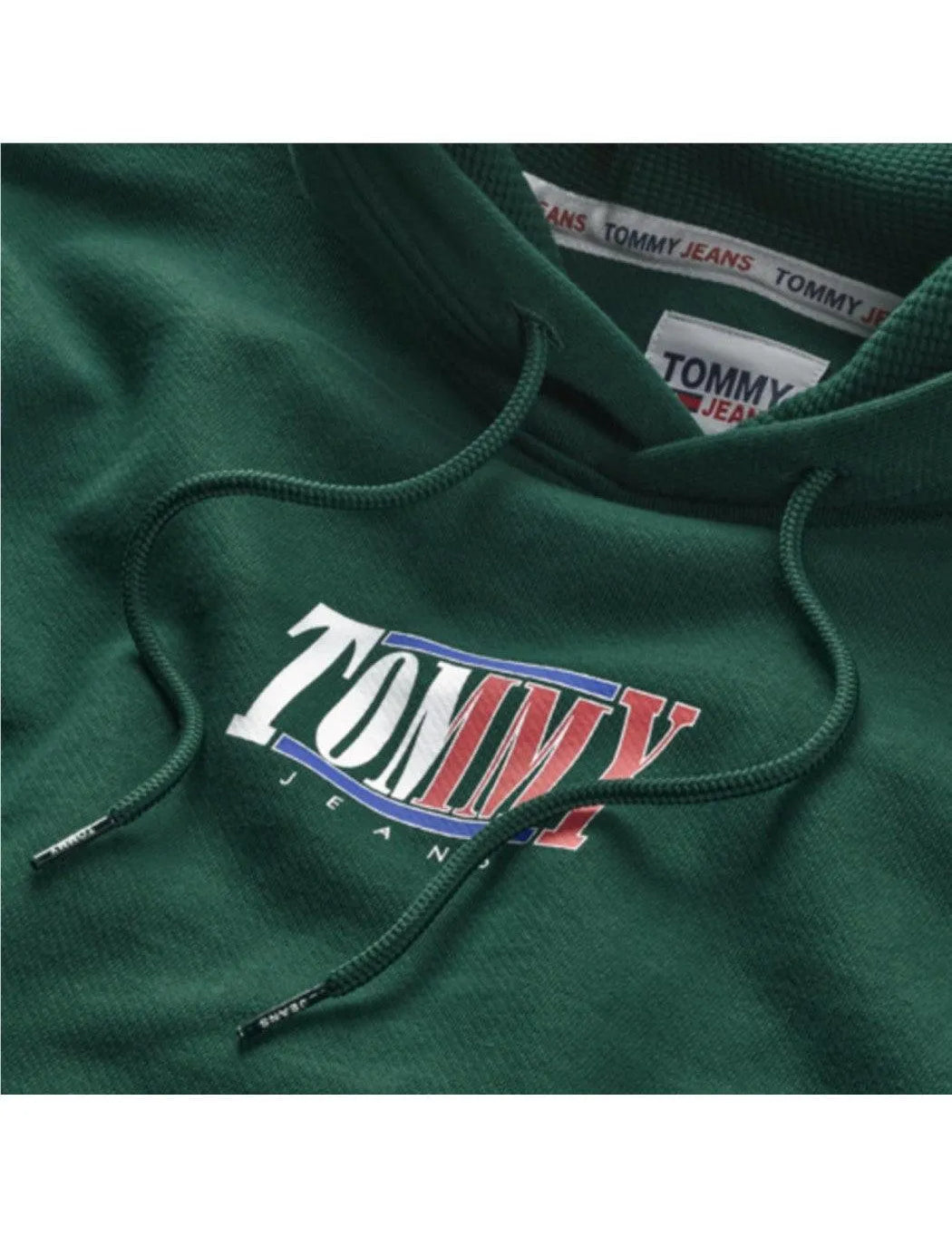 Sudadera Essential Graphic Dark Turk Green - ECRU