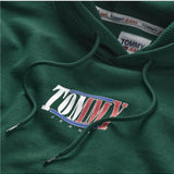 Sudadera Essential Graphic Dark Turk Green - ECRU