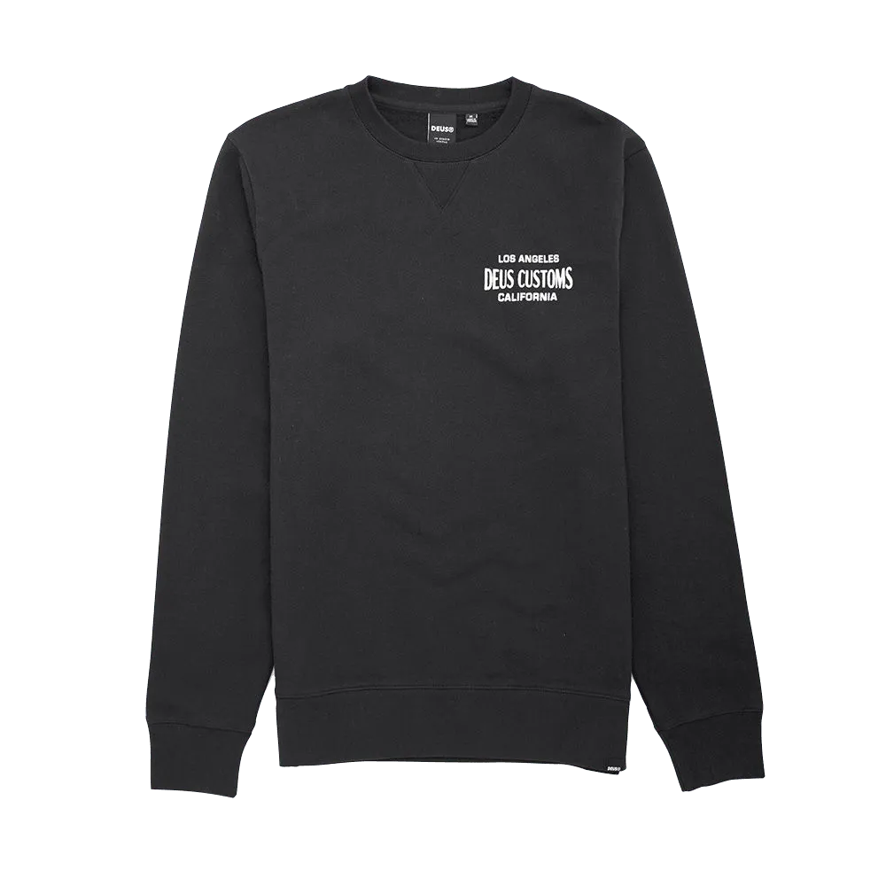 Sudadera Generator Crew Black - ECRU