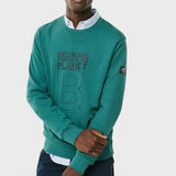 Sudadera Great B Aqua Green - ECRU