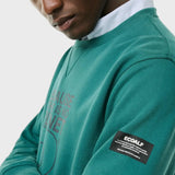Sudadera Great B Aqua Green - ECRU