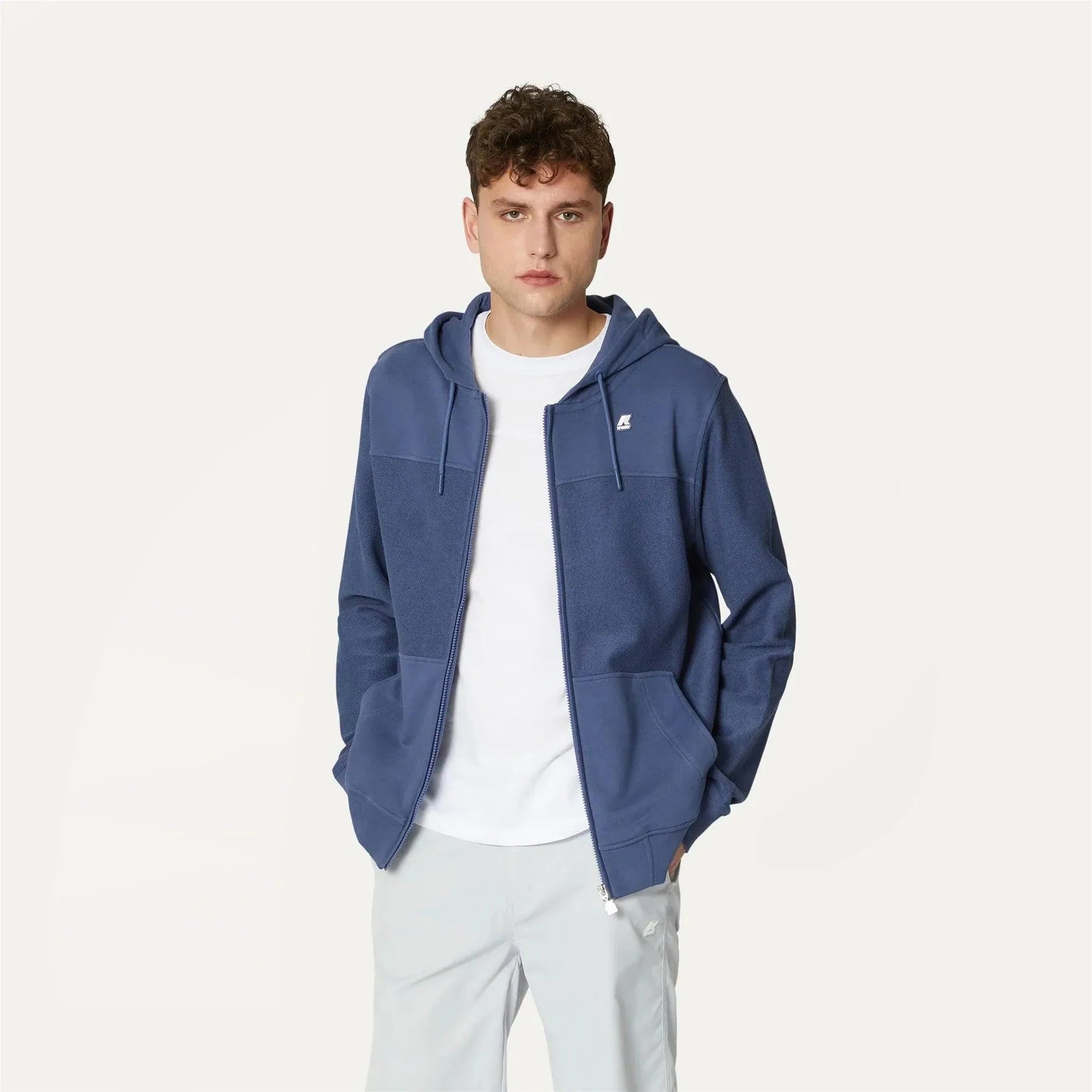 Sudadera K-WAY Jos Blue Indigo - ECRU