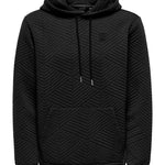 Sudadera Kyle Quilt Black - ECRU