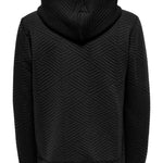 Sudadera Kyle Quilt Black - ECRU