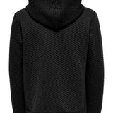 Sudadera Kyle Quilt Black - ECRU