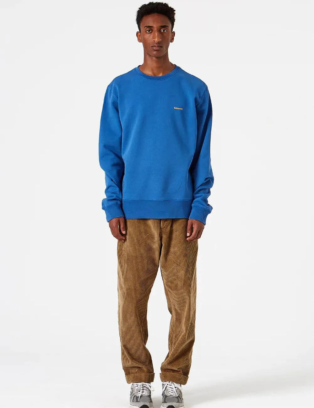 Sudadera Logo Plain Blue - ECRU