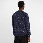 Sudadera Malmoe Autumn Leaves Navy - ECRU