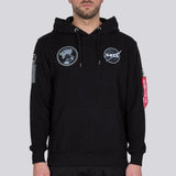 Sudadera Nasa Voyager Hoody Black - ECRU