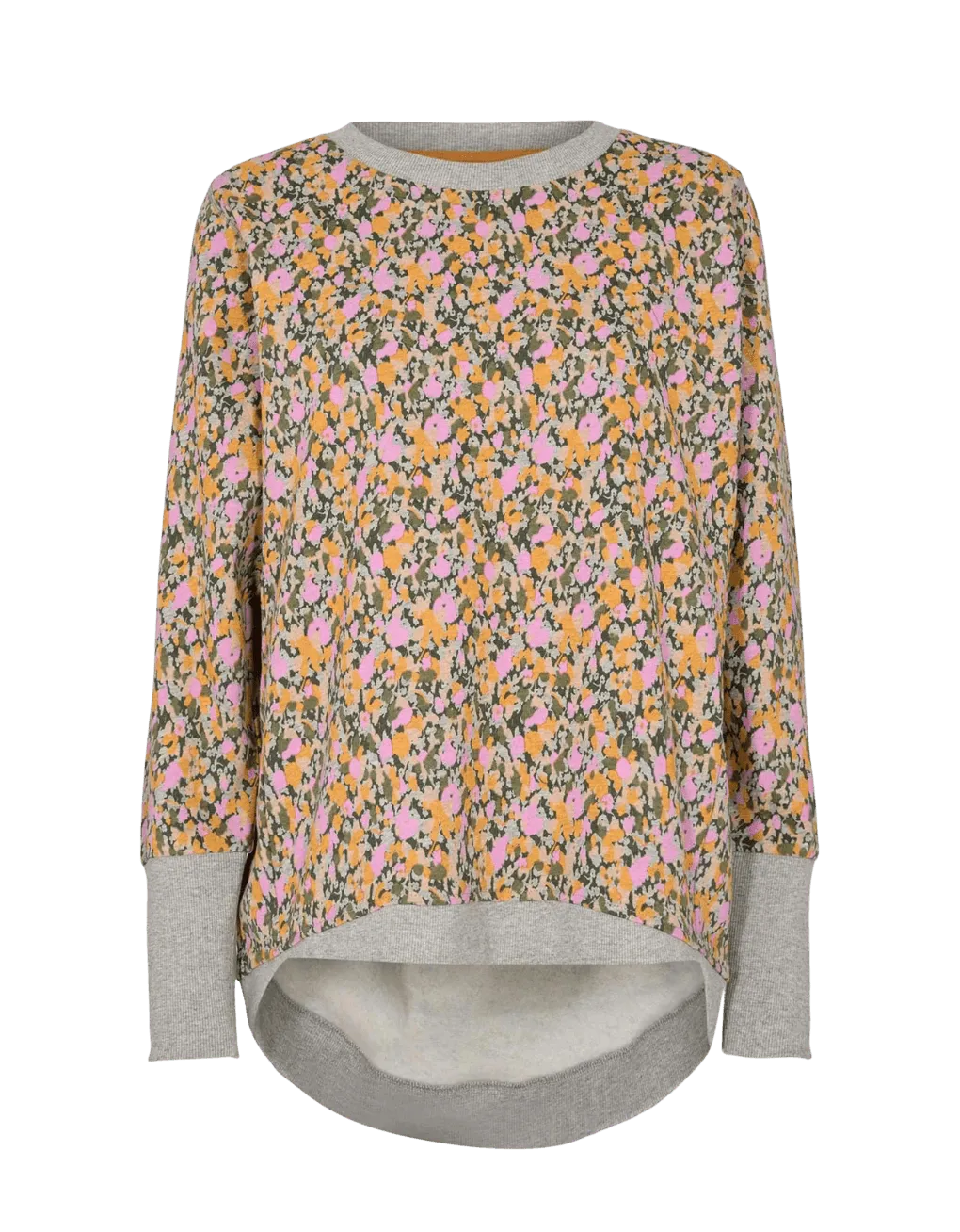 Sudadera Nikola Medium Grey Mel - ECRU