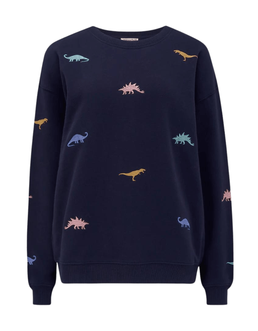 Sudadera Noah Navy Dinosaur Embroidery - ECRU
