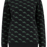 Sudadera Noah Negra Mini Dinosaurio - ECRU