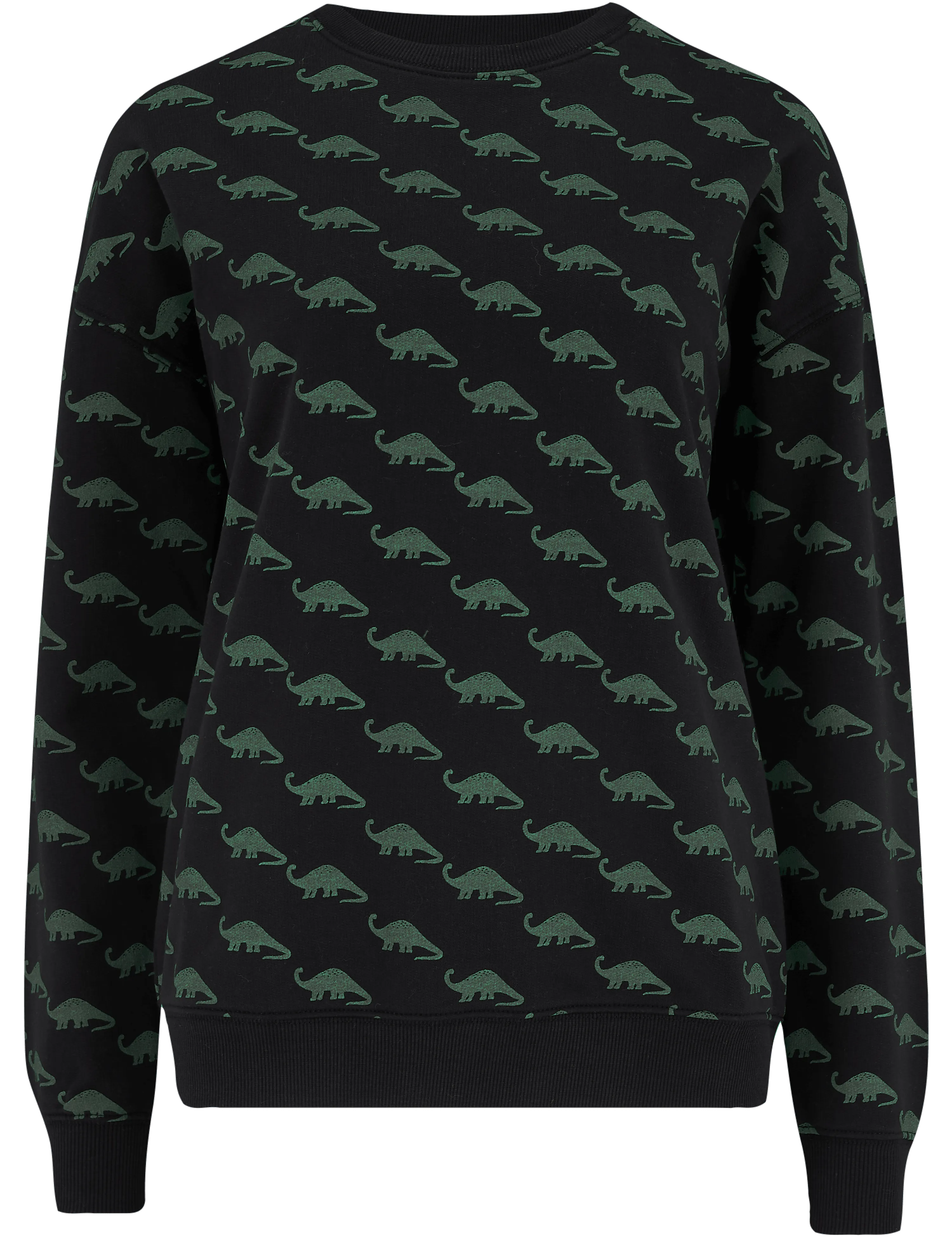 Sudadera Noah Negra Mini Dinosaurio - ECRU