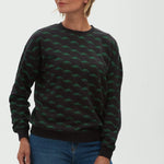 Sudadera Noah Negra Mini Dinosaurio - ECRU