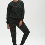 Sudadera Noah Negra Mini Dinosaurio - ECRU