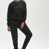 Sudadera Noah Negra Mini Dinosaurio - ECRU