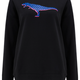 Sudadera Noah Negro Polka Dinosaurio - ECRU