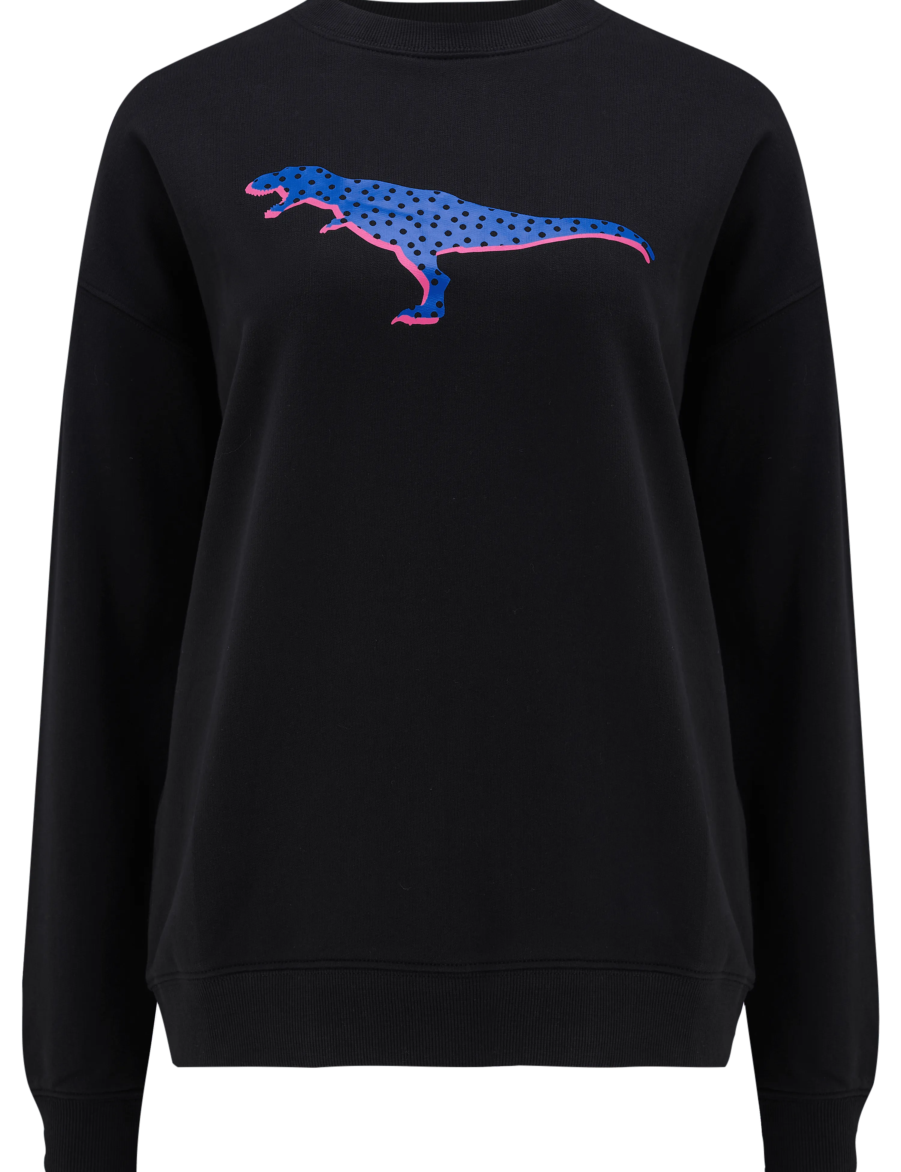 Sudadera Noah Negro Polka Dinosaurio - ECRU