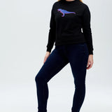 Sudadera Noah Negro Polka Dinosaurio - ECRU