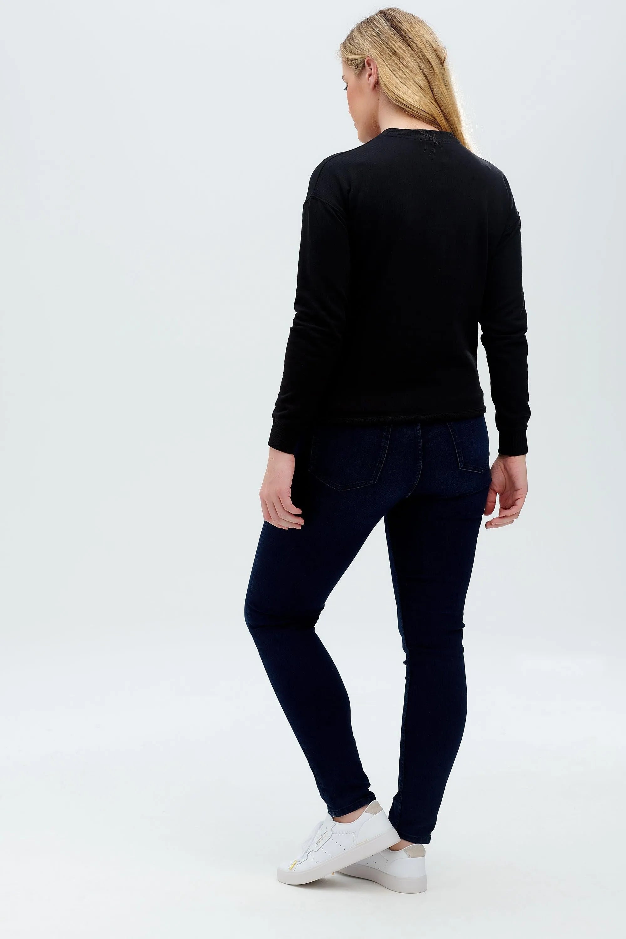 Sudadera Noah Negro Polka Dinosaurio - ECRU