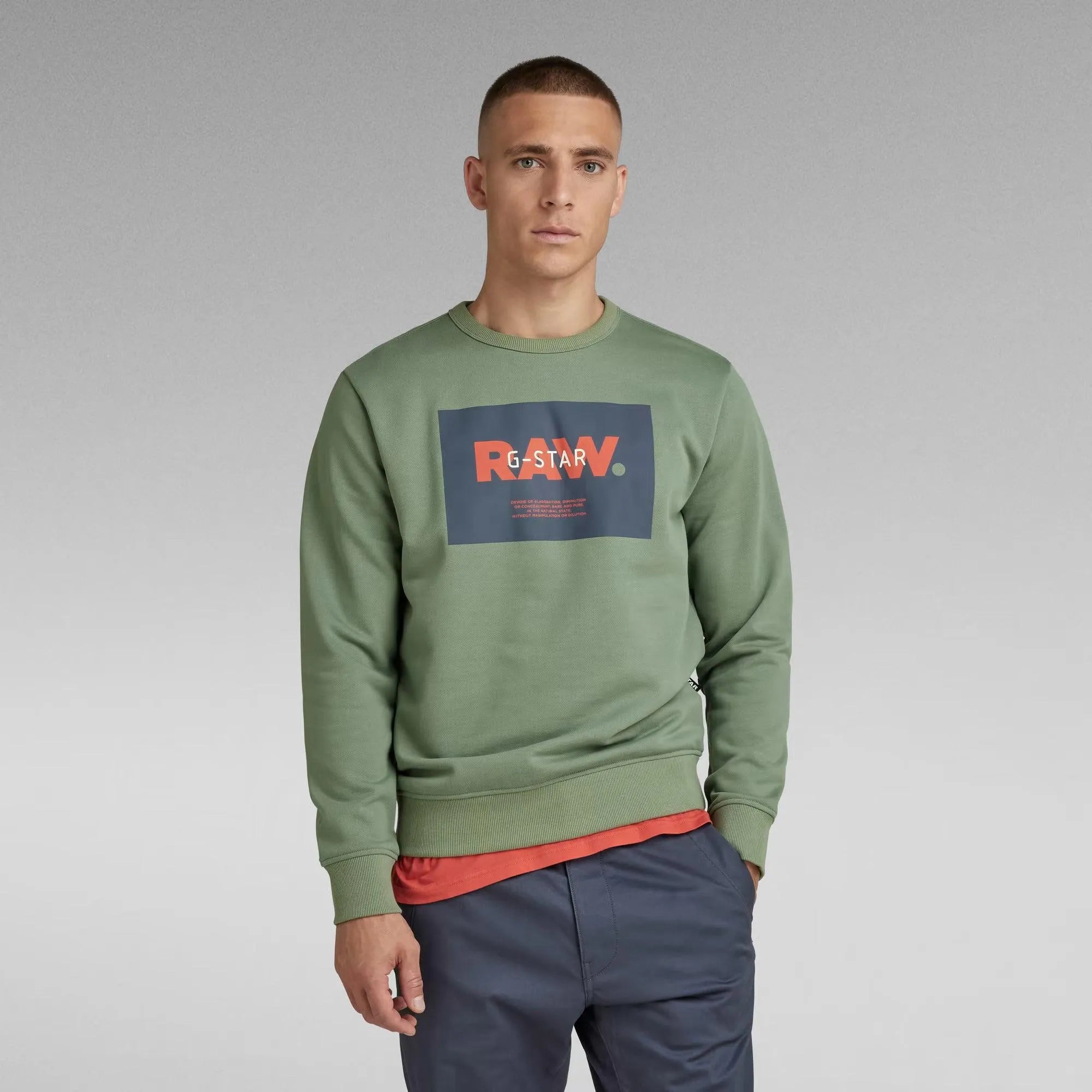 Sudadera Original Logo - ECRU