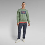 Sudadera Original Logo - ECRU