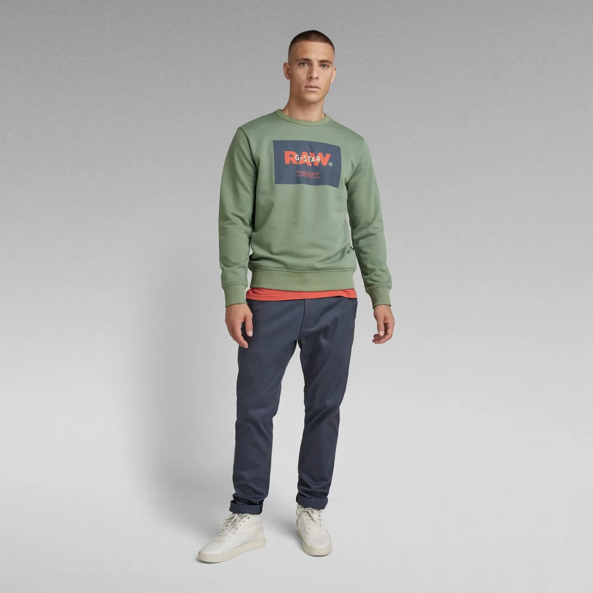 Sudadera Original Logo - ECRU