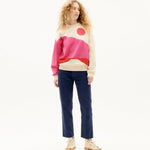 Sudadera Pink Valley - ECRU